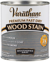 Varathane 269394 Stain, Weathered Gray, Liquid, 1 qt, Can
